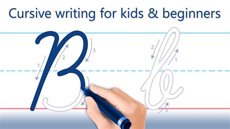 how to write cursive b